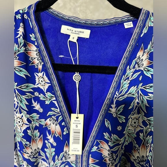 Max Studio Blue Floral Mini Dress - Picture 2 of 9
